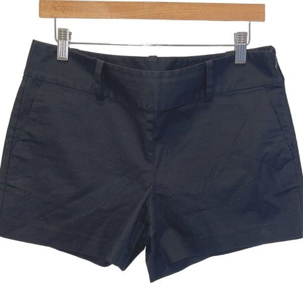 Ann Taylor Signature Shorts Women's Size 6P Black‎ Cotton Stretch Casual